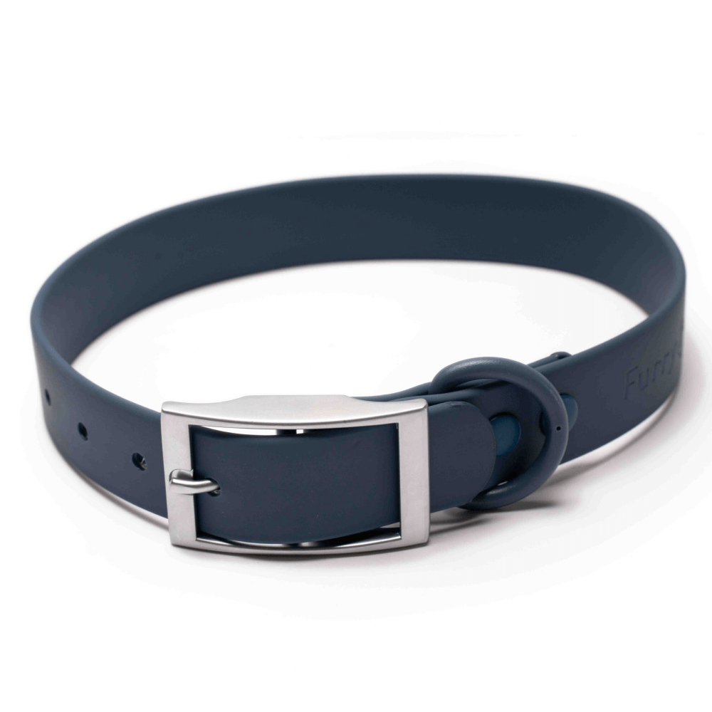 Furry & Co Weatherproof Collar for Dogs (Indigo Blue) image 6