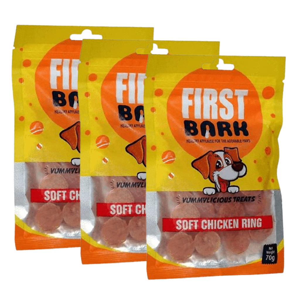 First Bark Soft Chicken Ring Dog Treats image 3
