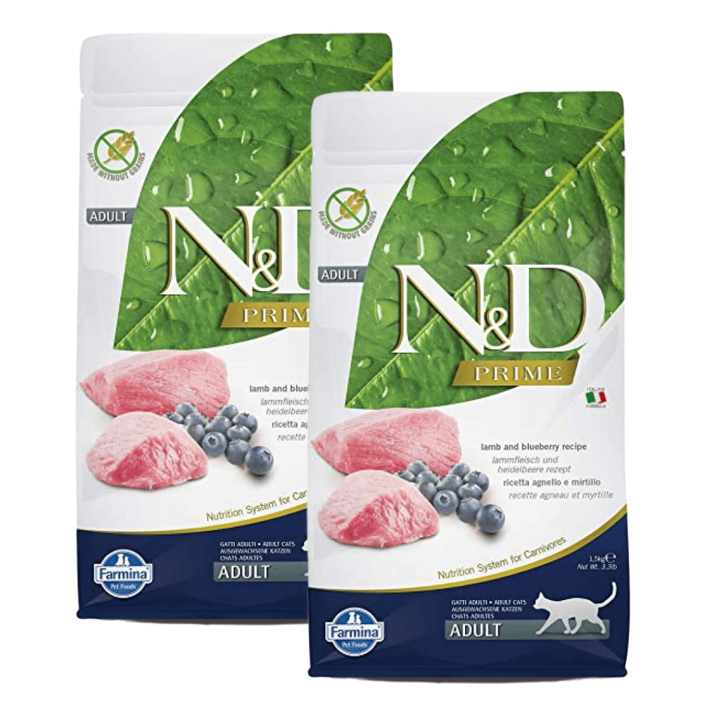 Farmina N&D Prime Lamb & Blueberry Grain Free Adult Cat Dry Food image 10