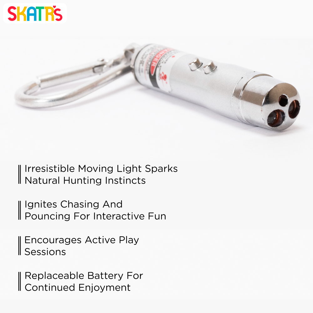 Skatrs Laser Light Toy for Cat (Sliver) image 3