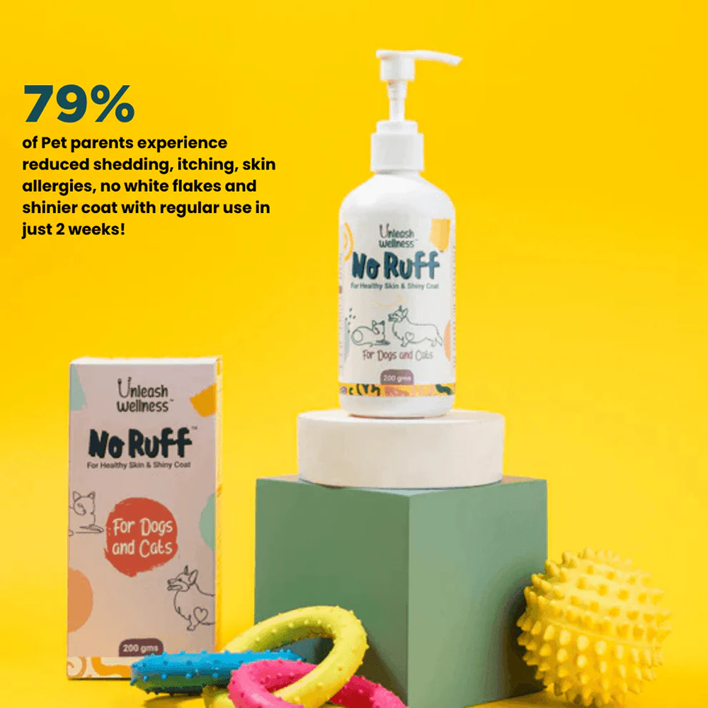 Unleash Wellness No Ruff for Healthy Skin and Shiny Coat Supplements for Dogs and Cats image 8