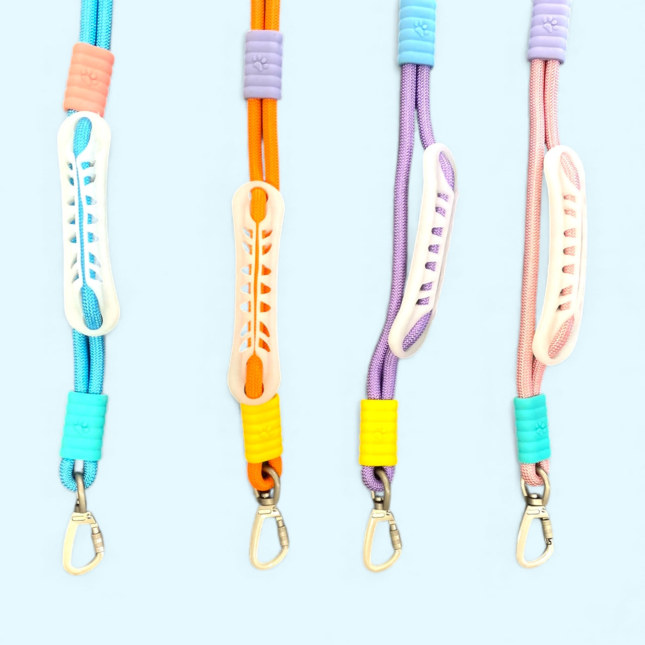Talking Dog Club Extra Strong Vivid Handle Leash for Dogs (Blue/Green) image 5