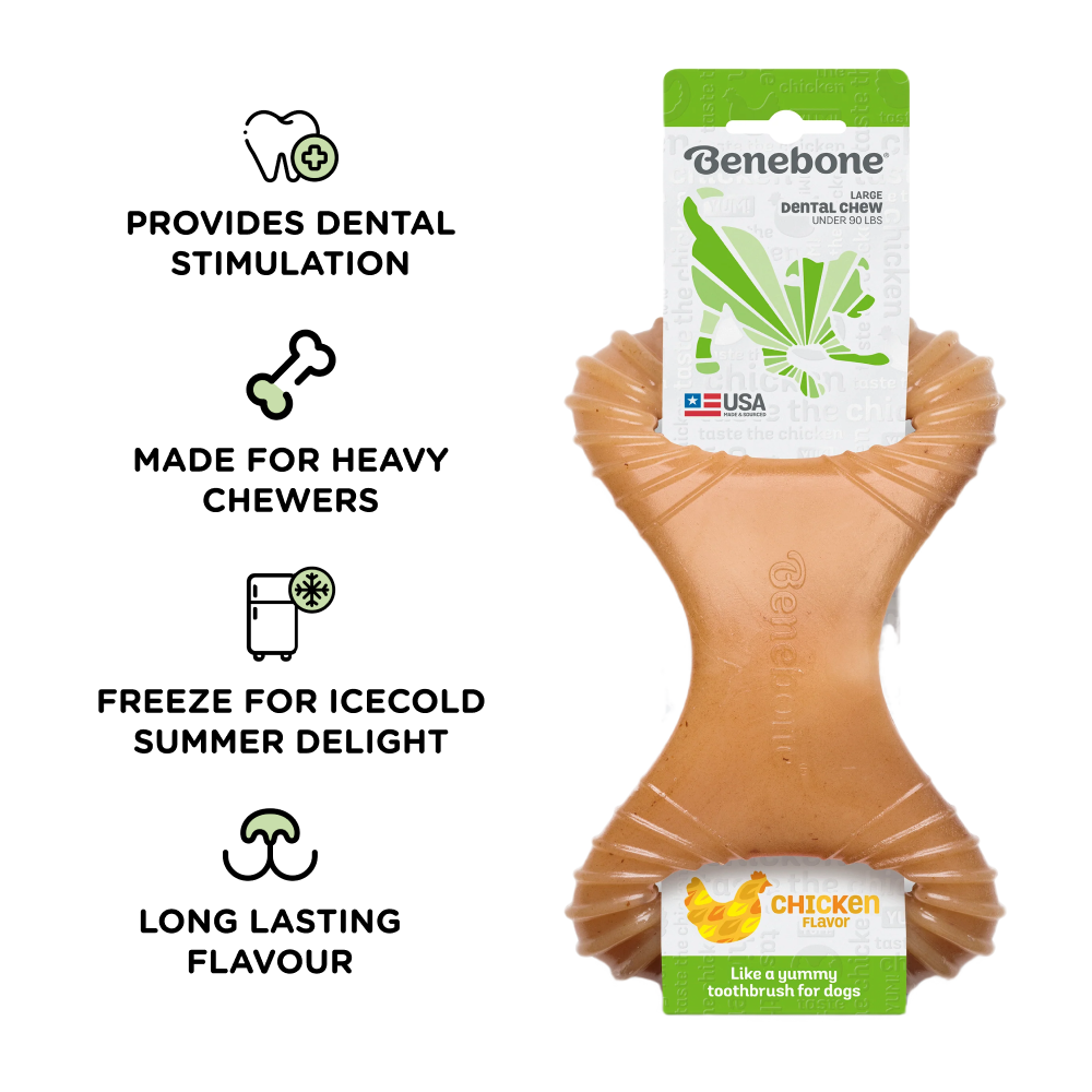 Benebone Chicken Flavored Dental Chew Toy for Dogs image 2
