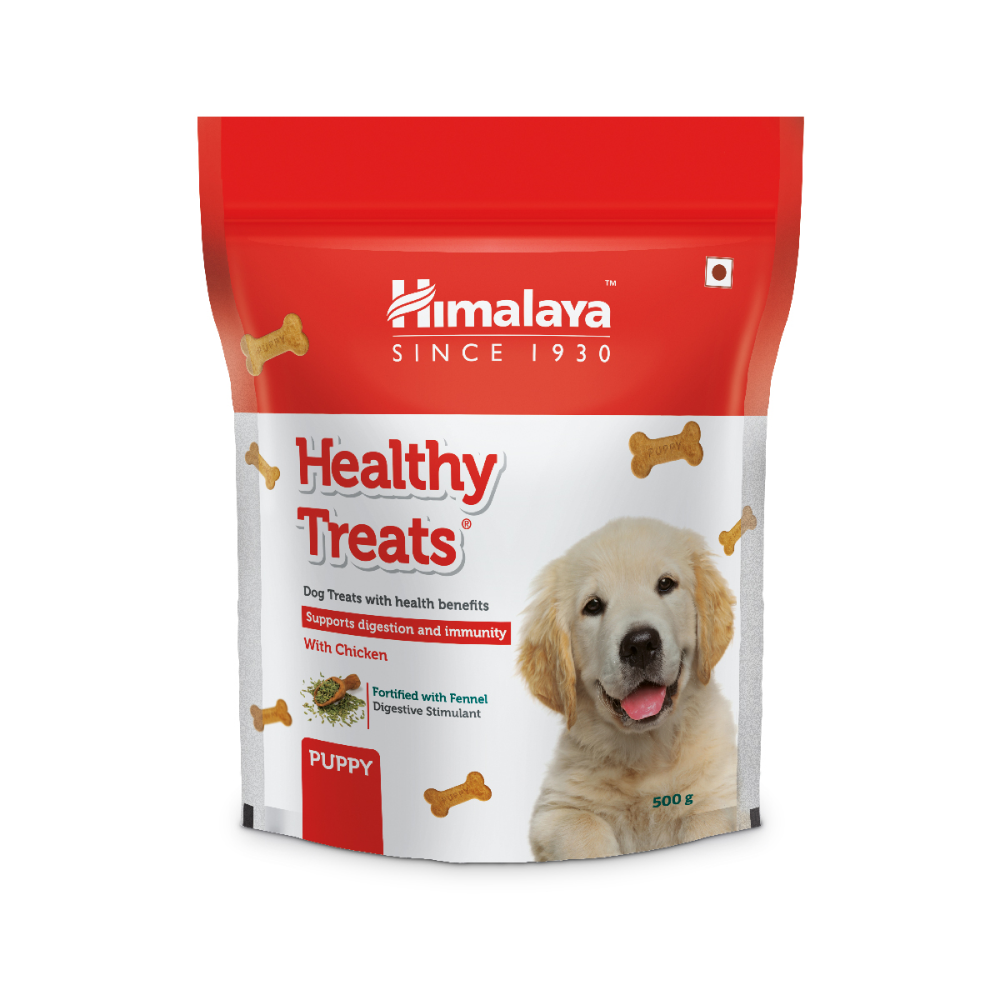 Himalaya Chicken & Milk Healthy Dry Food and Chicken Healthy Treats Puppy Combo image 3
