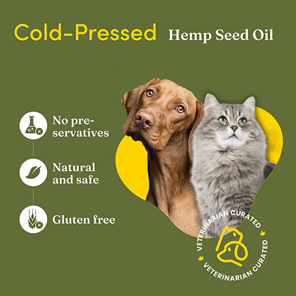 Vedic Tails Hemp Seed Oil for Dogs and Cats image 3