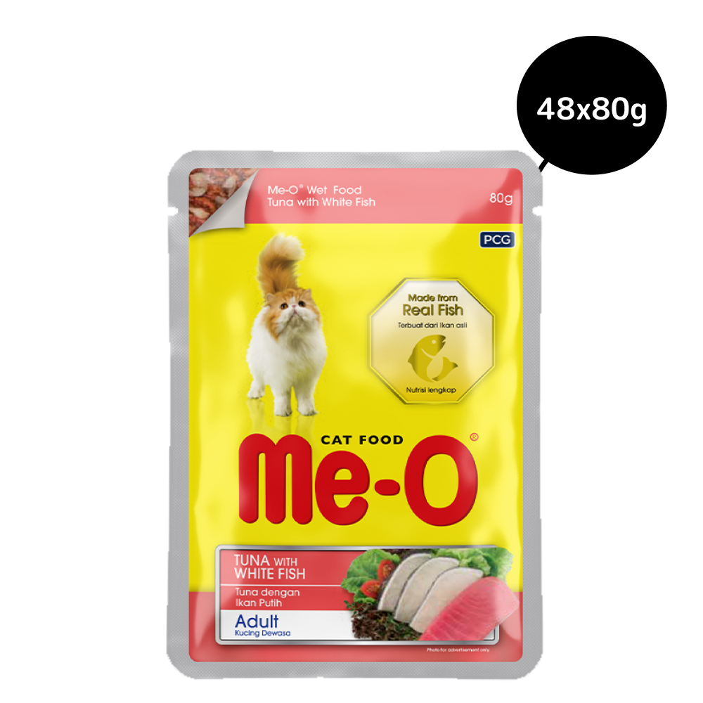 Me O Tuna & White Fish In Jelly Adult Cat Wet Food image 4