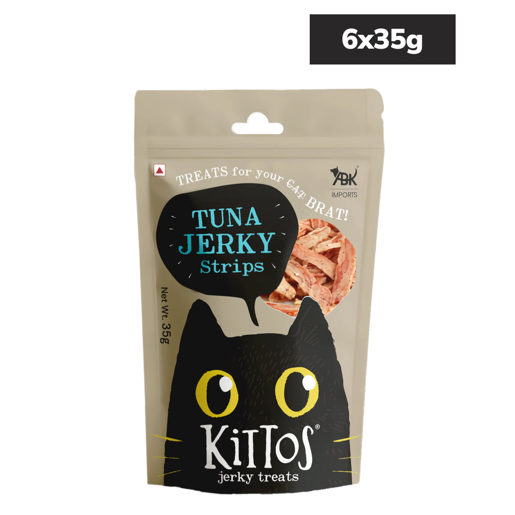 Kittos Purr Fect Tuna Jerky Strips Cat Treats image 2