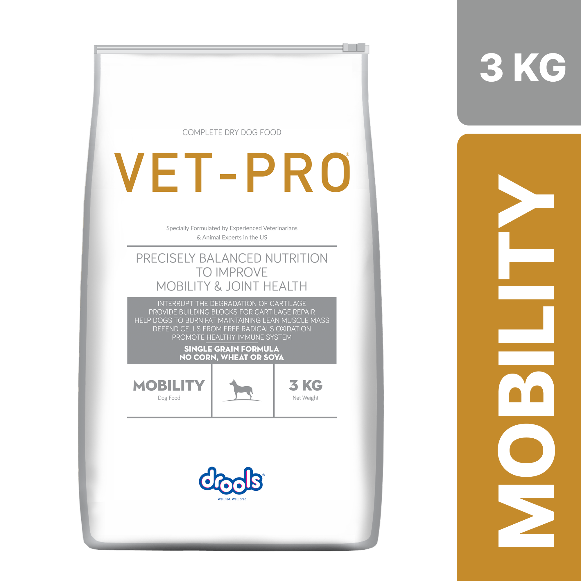 Drools VET PRO Mobility Adult Dog Dry Food image 1