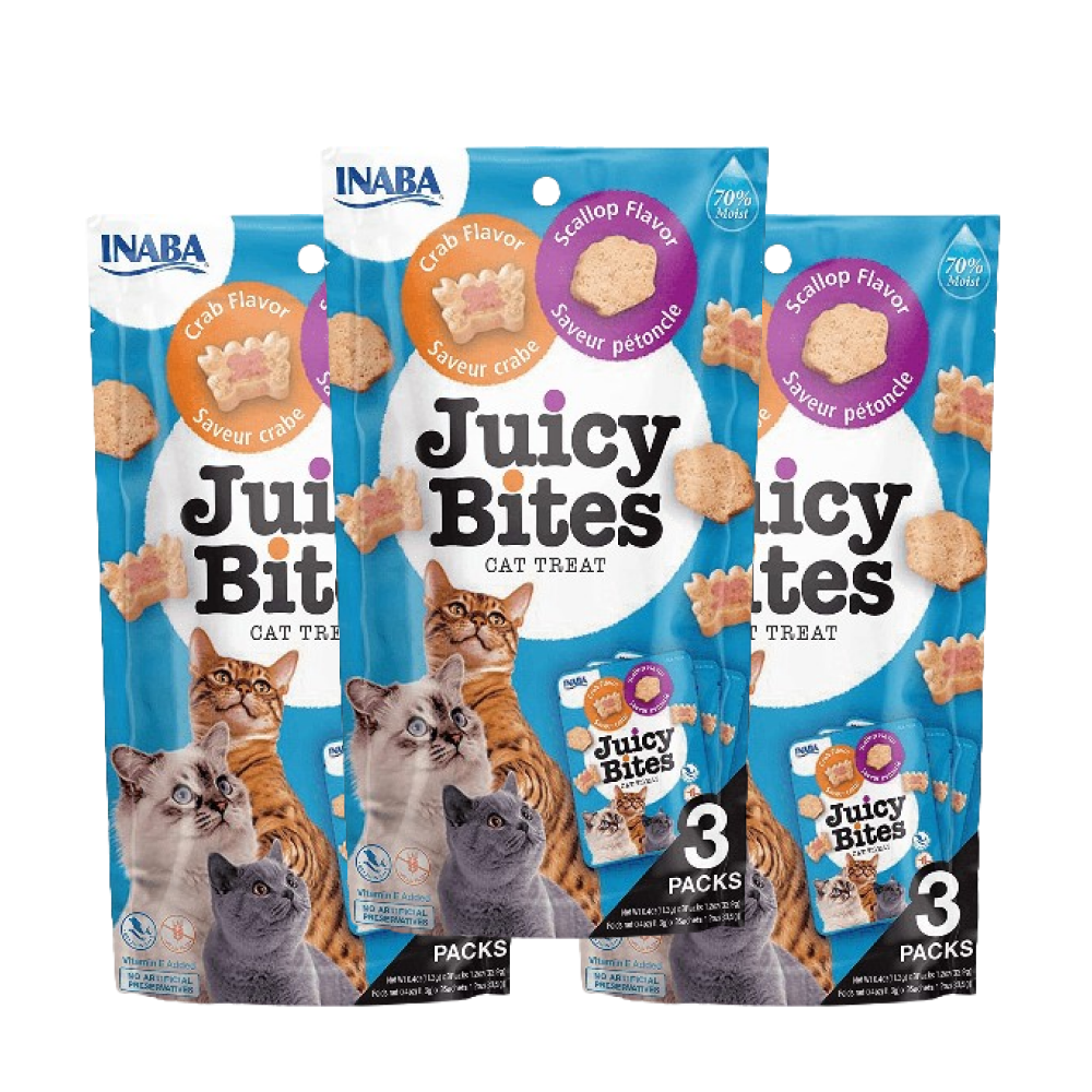 INABA Juicy Bites Scallop and Crab Flavoured Cat Treats image 5