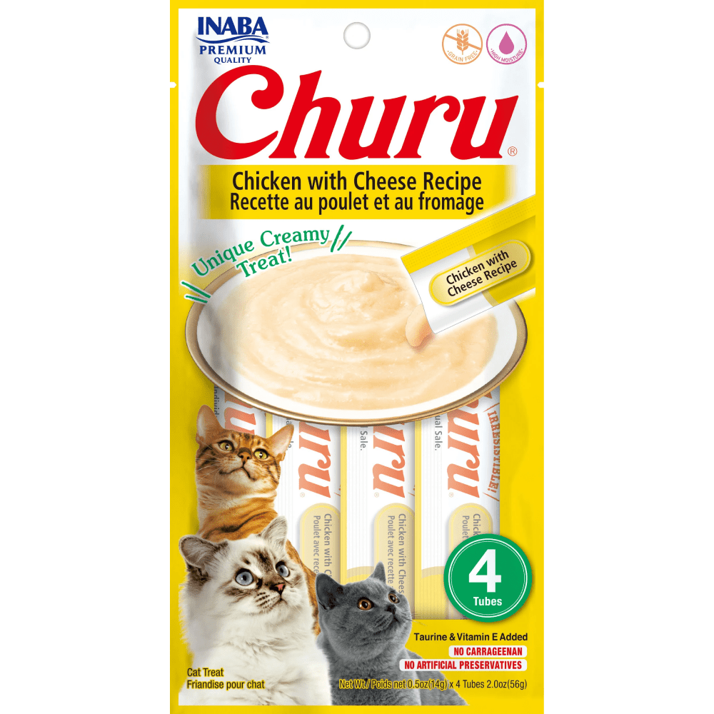 INABA Churu Chicken with Cheese Cat Treats