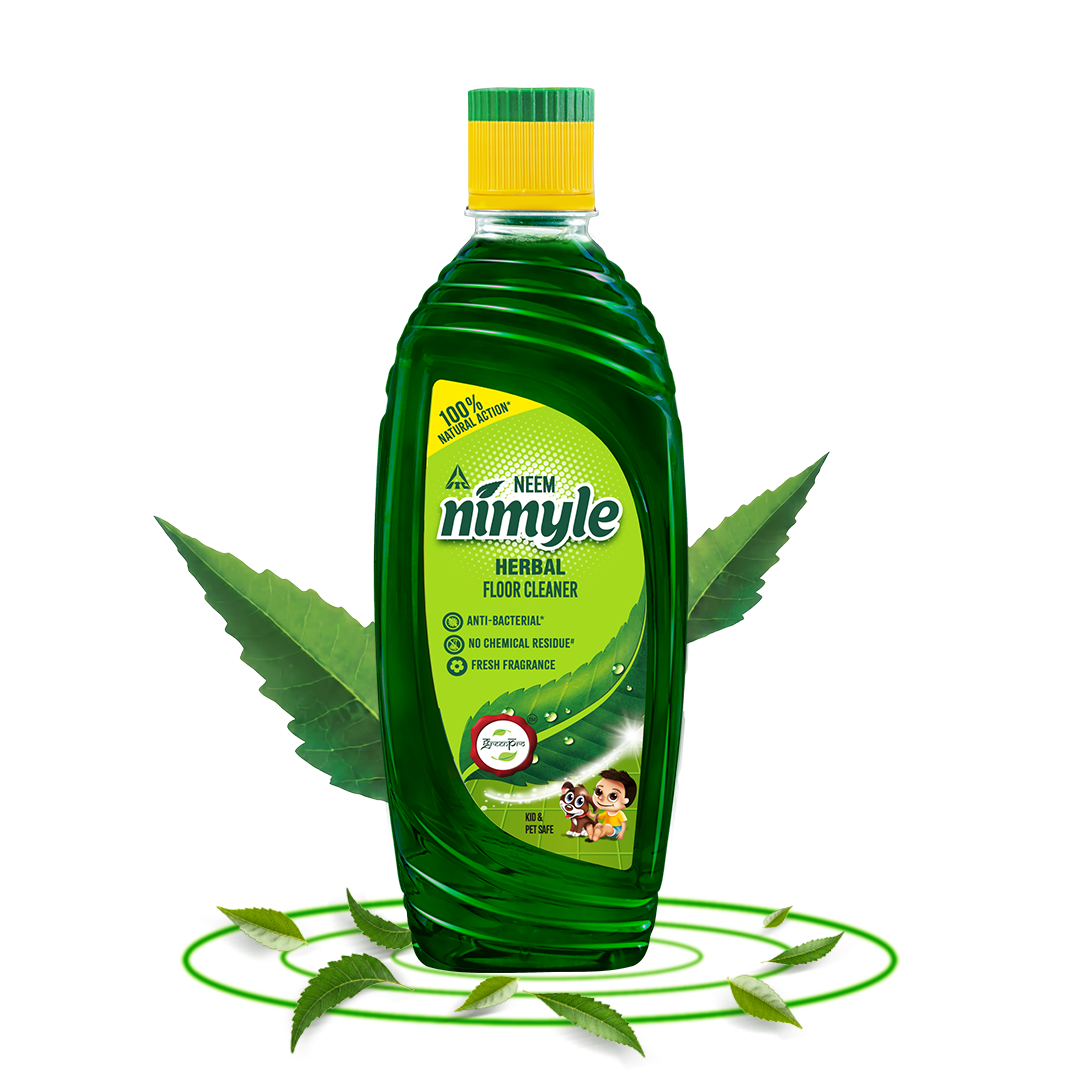 Nimyle Neem Herbal Based 99.9% Anti Bacterial Liquid Floor/Surface Cleaner for Kids & Pets image 2