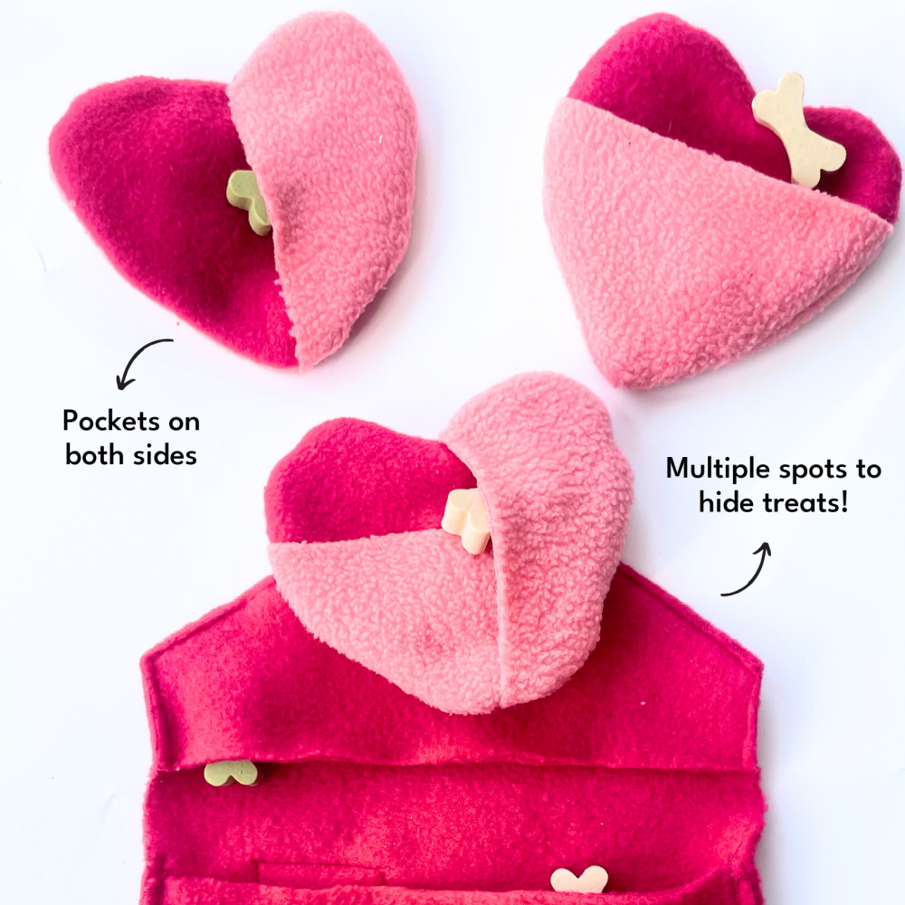 For The Love Of Dog Love Letter Toy for Dogs (Pink) image 2