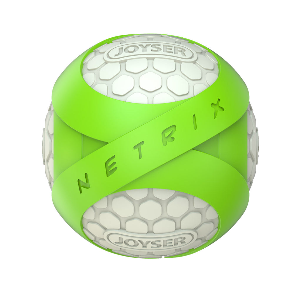 Joyser Netrix Ball for Dogs (Green/White) image 5