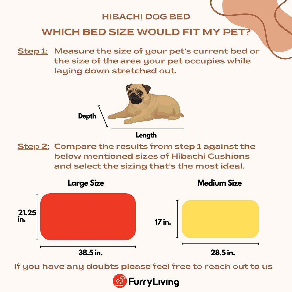 FurryLiving Hibachi Bed with Storage for Dogs (Dark Brown/Brown Cushion) image 6