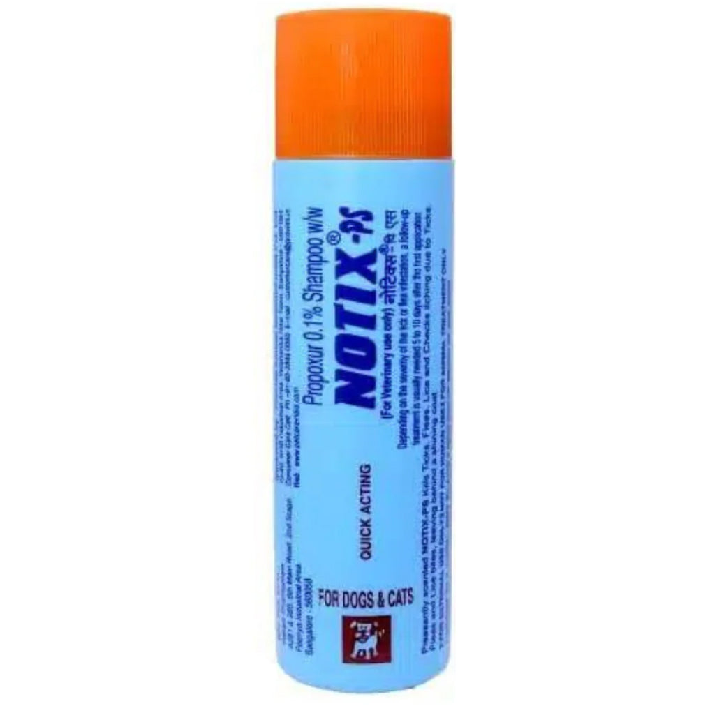 Petcare Notix PS Dog Medicated Anti Parasitic Shampoo (Propoxur) for Dogs image 2