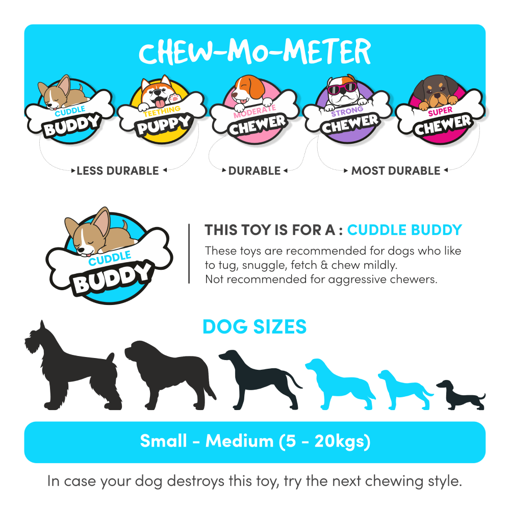 Barkbutler x Fofos Latex Bi Ape Toy for Dogs image 3