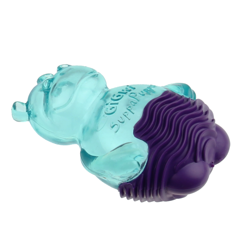 GiGwi Suppa Puppa Hippo Toy for Dogs (Blue) image 3