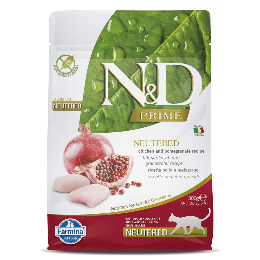 Farmina N&D Prime Chicken & Pomegranate Adult Neutered Cat Dry Food image 7
