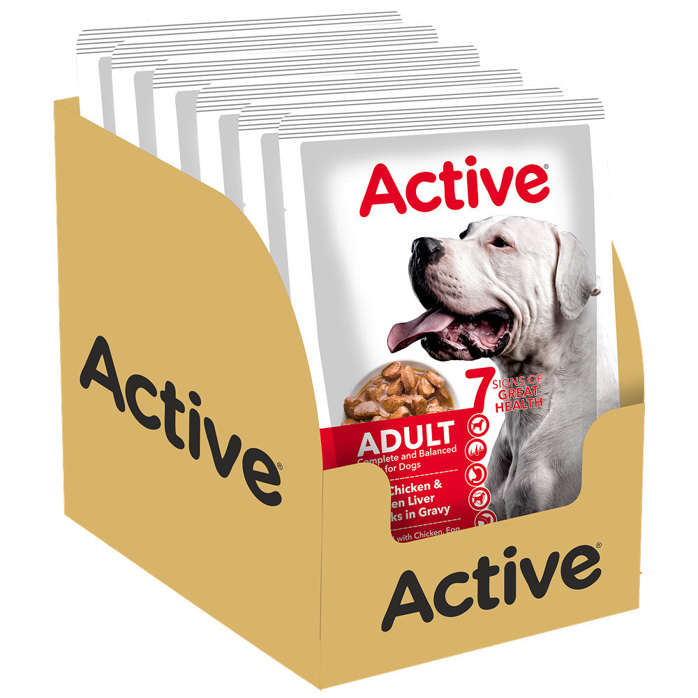 Active Real Chicken & Chicken Liver Chunks in Gravy Adult Dog Wet Food (Buy 1 Get 1) image 8