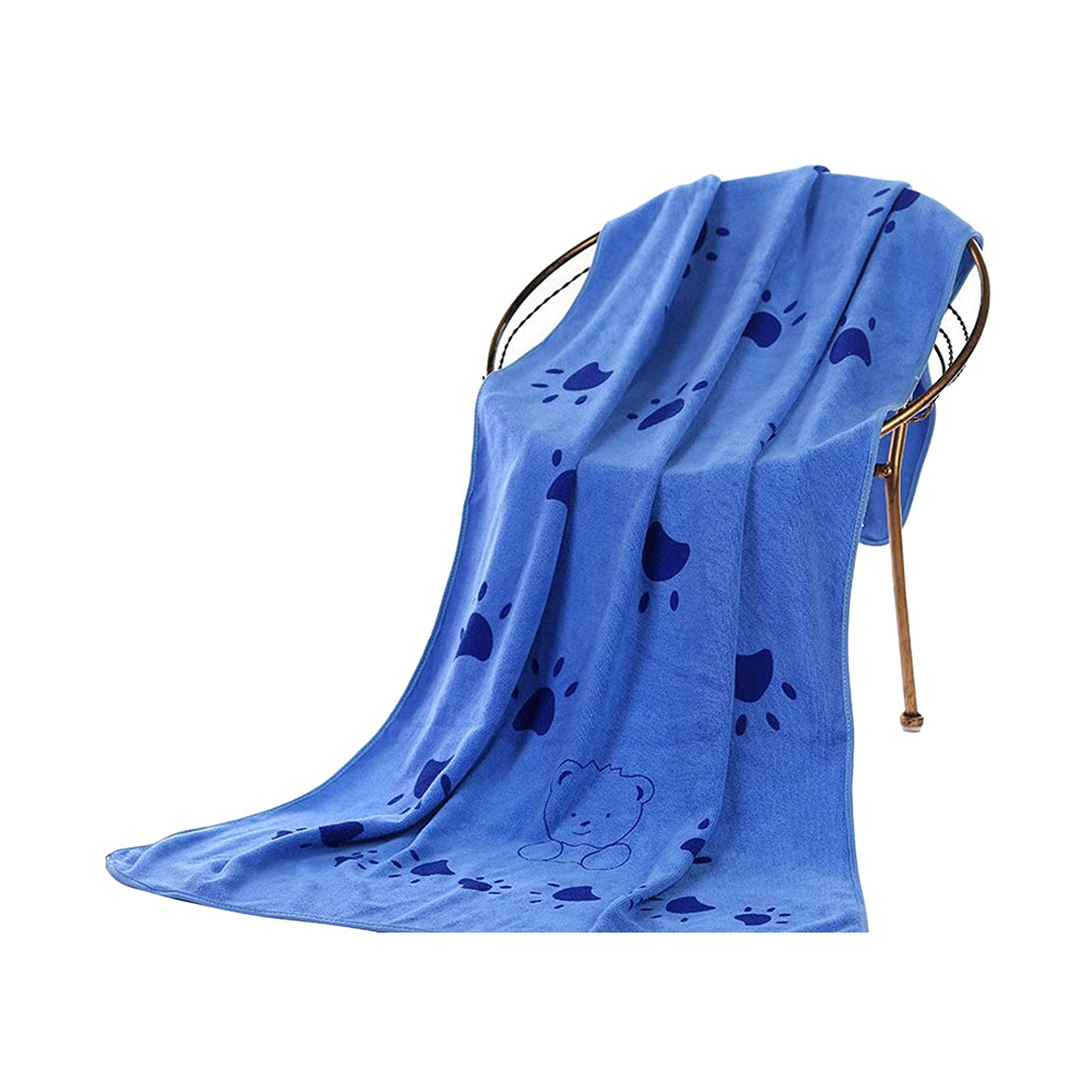 KUTKUT Looluuloo Microfiber Drying Towels for Dogs (Blue) image 1