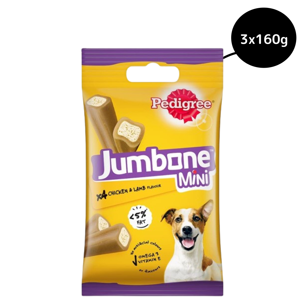 Pedigree Chicken & Lamb Jumbone Mini Adult Dog Treats image 9