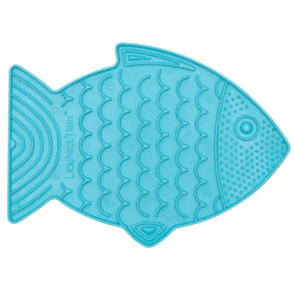 LickiMat Felix Slow Feeder for Cats (Turquoise) image 2