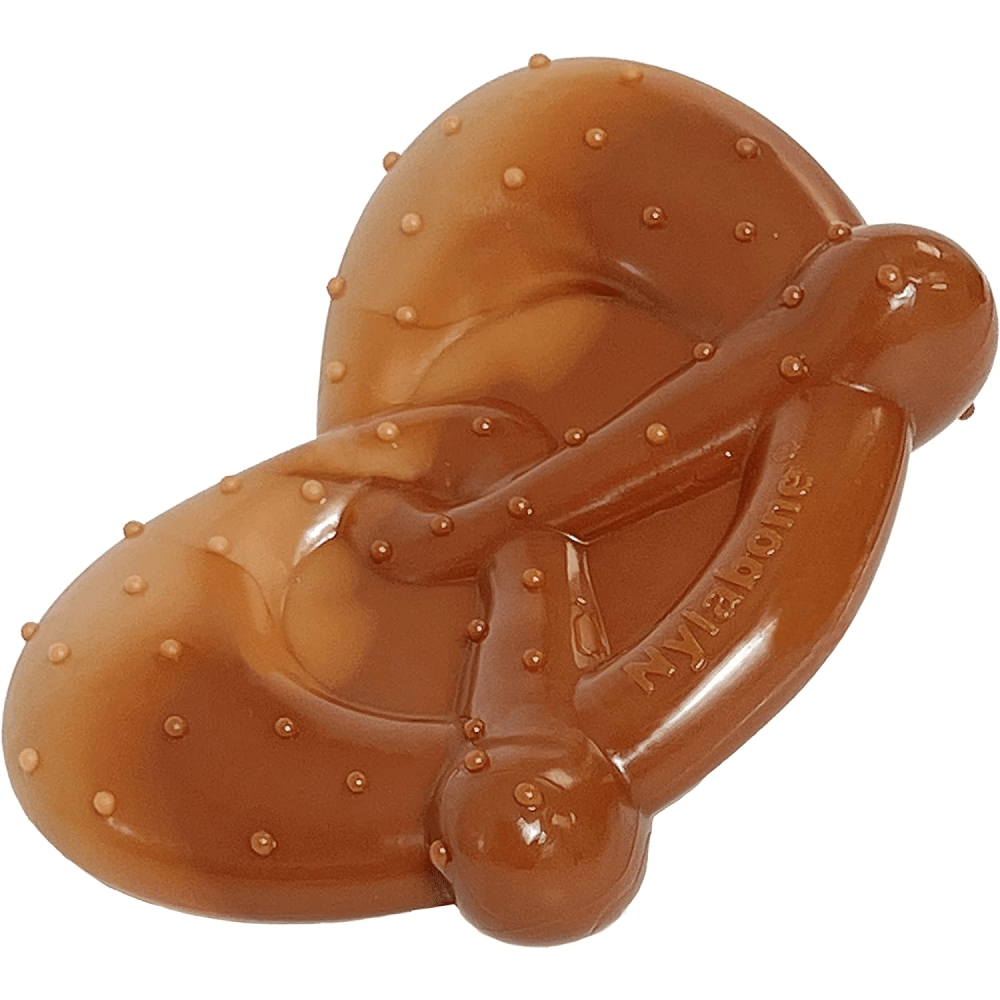 Nylabone Flavor Frenzy Pretzel Toy for Dogs (Brown) image 2