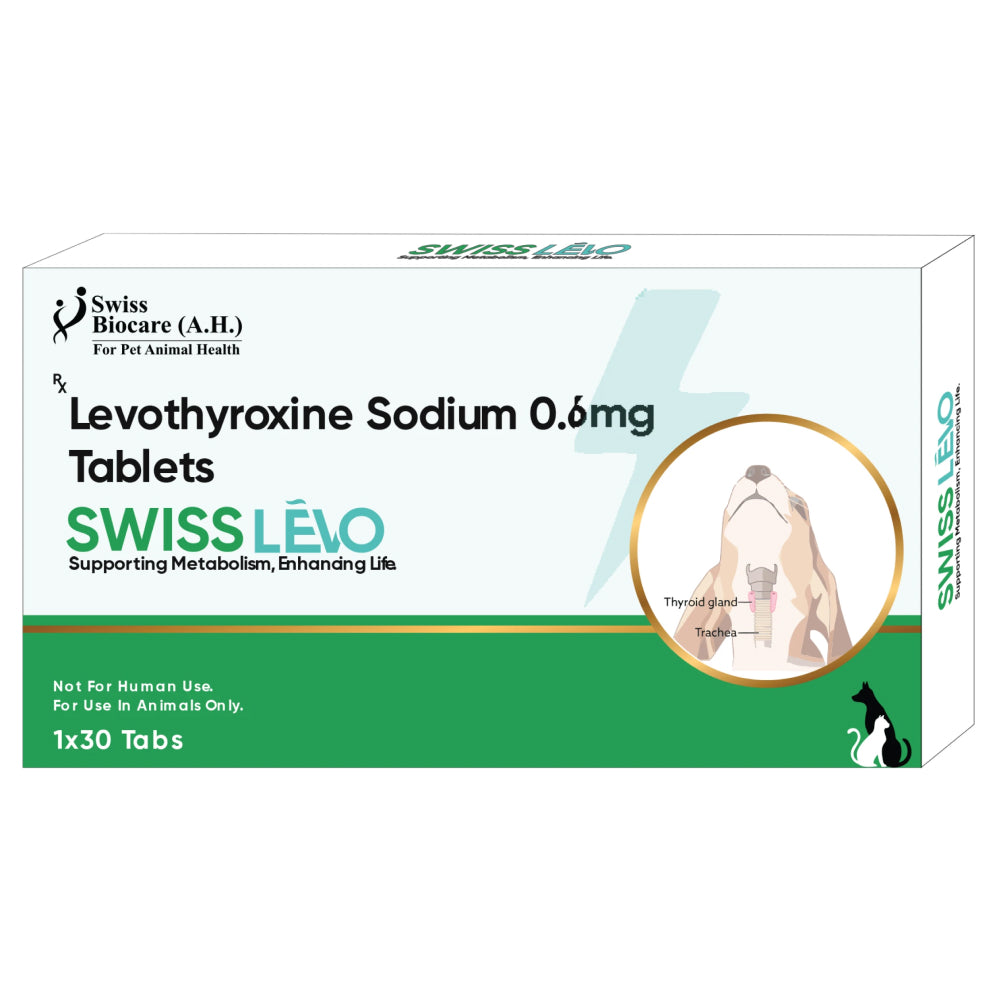 Corise Swiss Levo 0.6mg Tablet (Levothyroxine Sodium) for Dogs and Cats