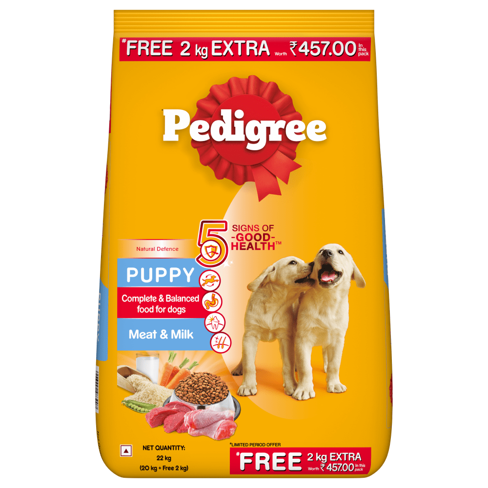 Pedigree Meat & Milk Dry and Chicken Chunks in Gravy Wet Puppy Food Combo image 9