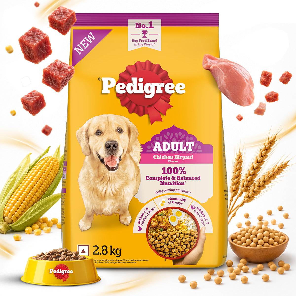 Pedigree Chicken Biryani Flavour Adult Dog Dry Food