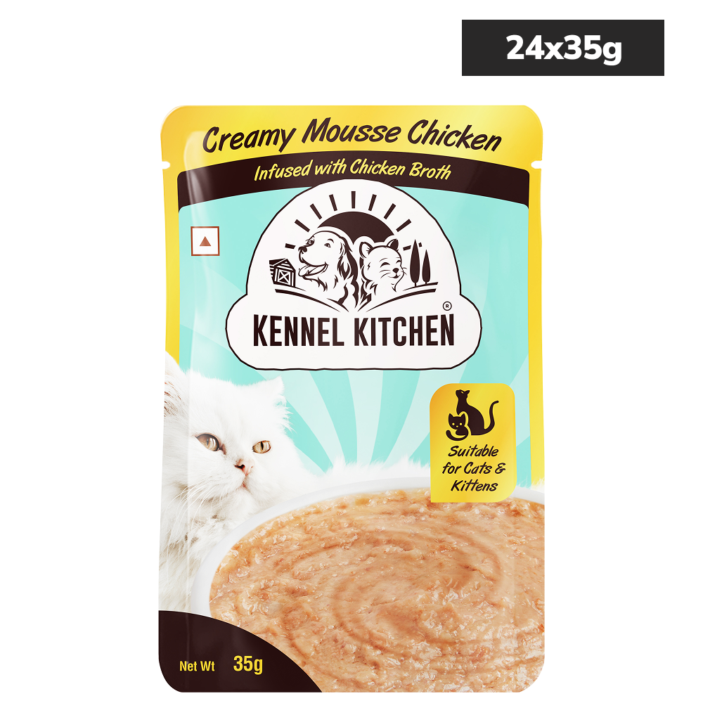 Kennel Kitchen Chicken Creamy Mousse Kitten & Adult Cat Wet Food (All Life Stage) image 2