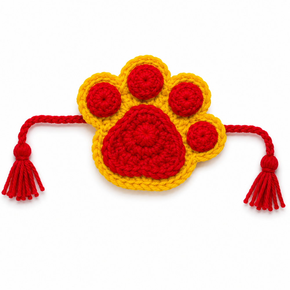 Raksha Bandhan Paw Crochet Rakhi for Dogs & Cats by 15 Furries