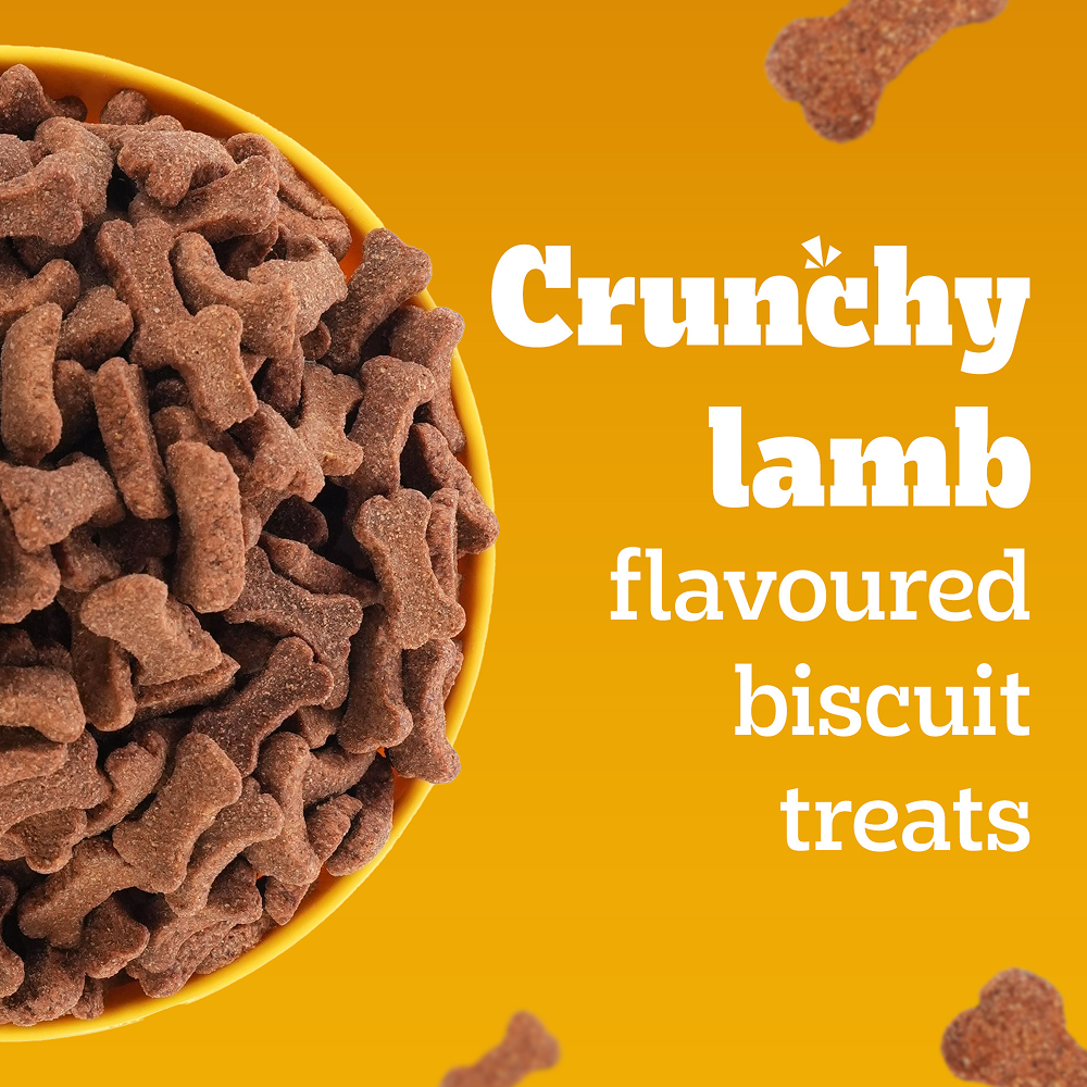 Pedigree Lamb Flavour Biscrok Biscuits Dog Treats (500g) image 6
