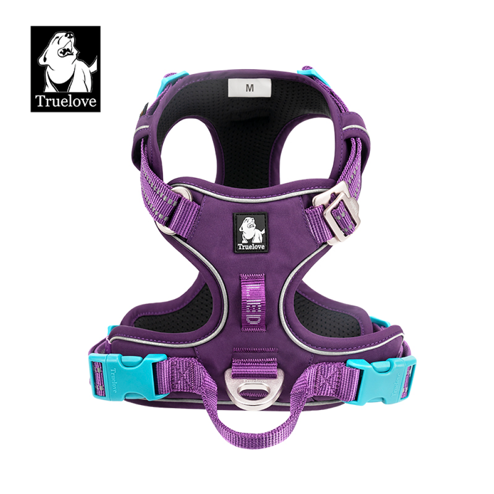 Truelove No Pull Cordura Harness with 3M Reflective Material for Dogs (Purple) image 6
