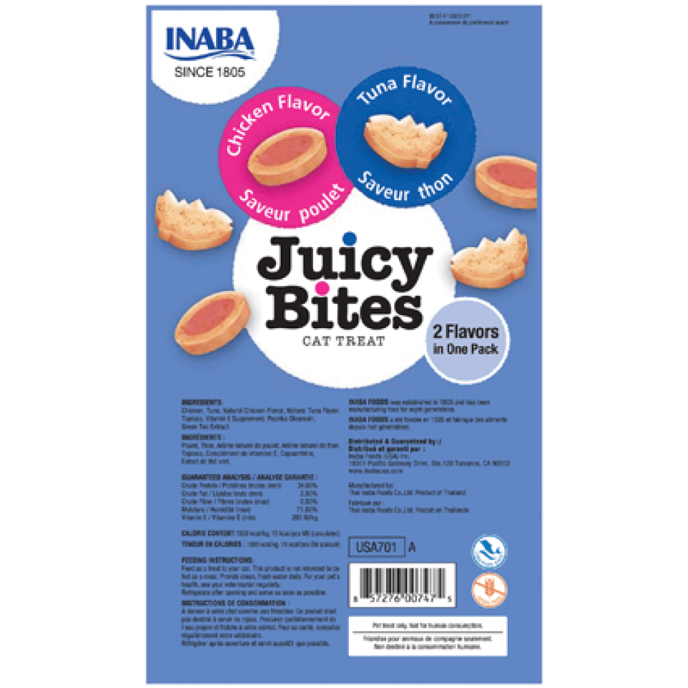 INABA Juicy Bites Tuna and Chicken Flavoured Cat Treats image 2
