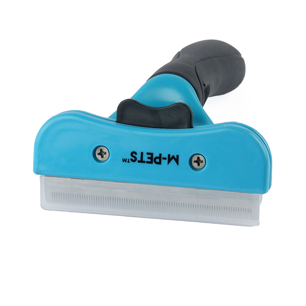 M Pets Stylus Deshedding Brush for Dogs and Cats (Blue) image 6
