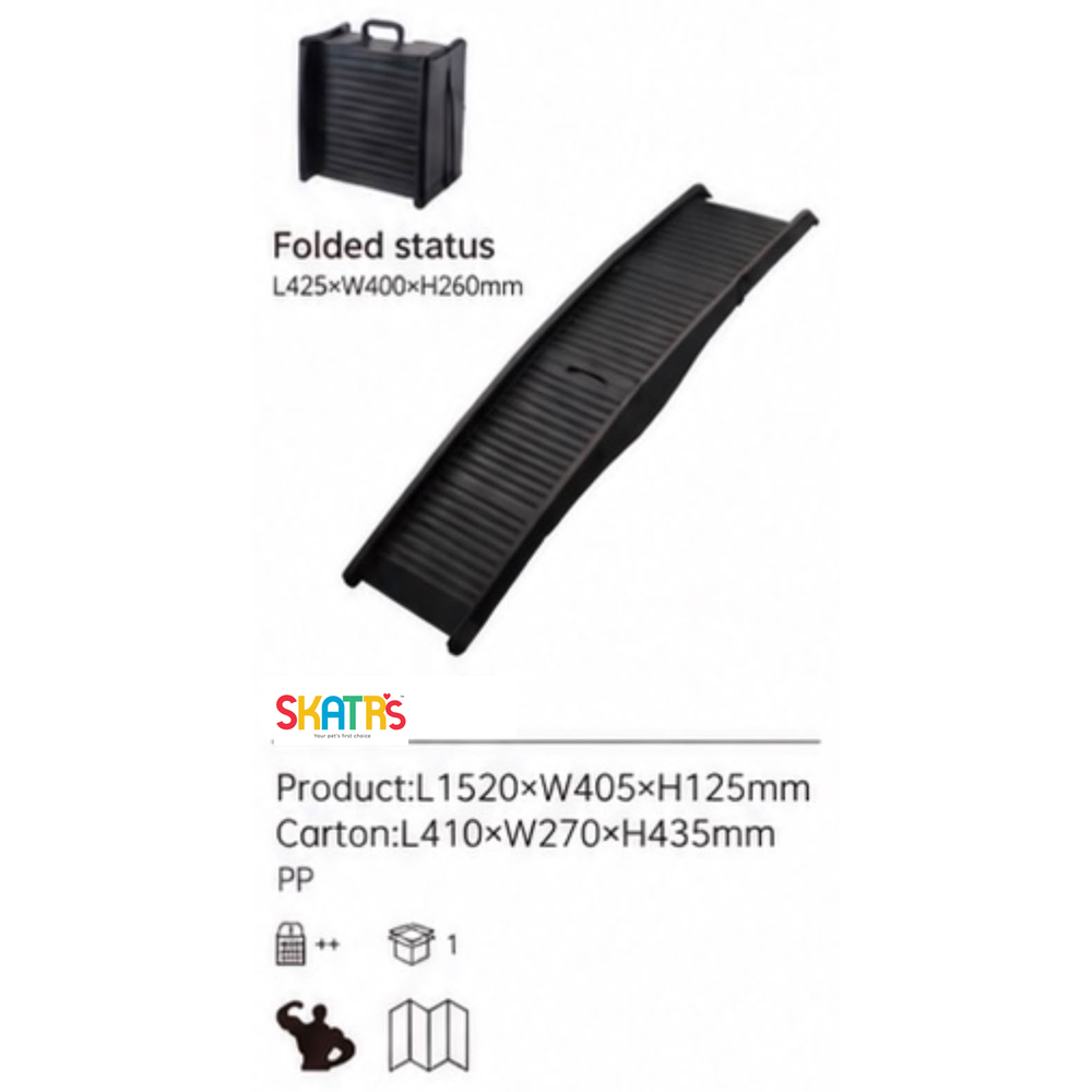 Skatrs Folding Anti Slip Coated Ramp for Dogs & Cats image 6