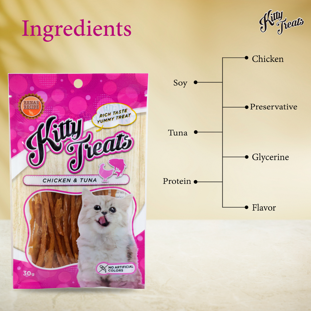Kitty Treats Soft Chicken and Tuna Cat Treats image 4