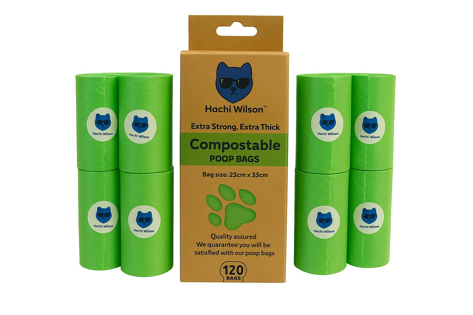 Hachi Wilson Dog Poop Bag Rolls for Dogs image 1