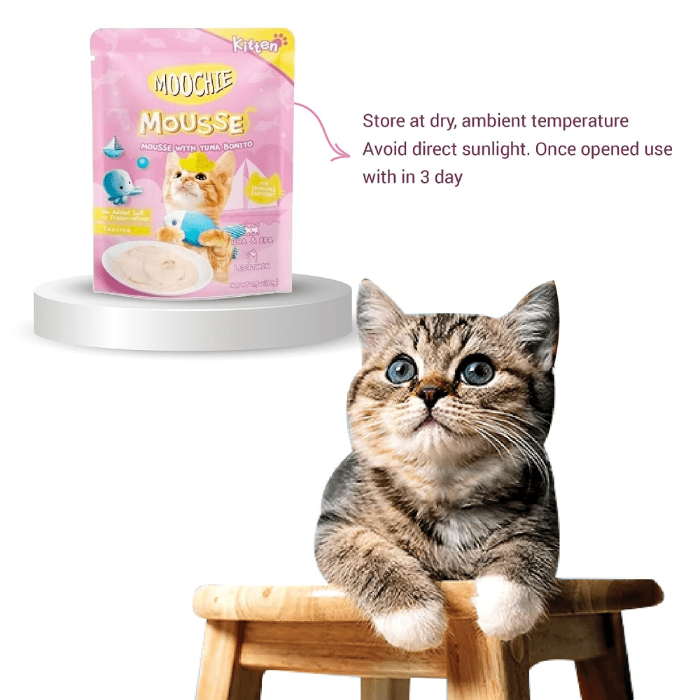 Moochie Mousse with Tuna Bonito Cat Treats image 3