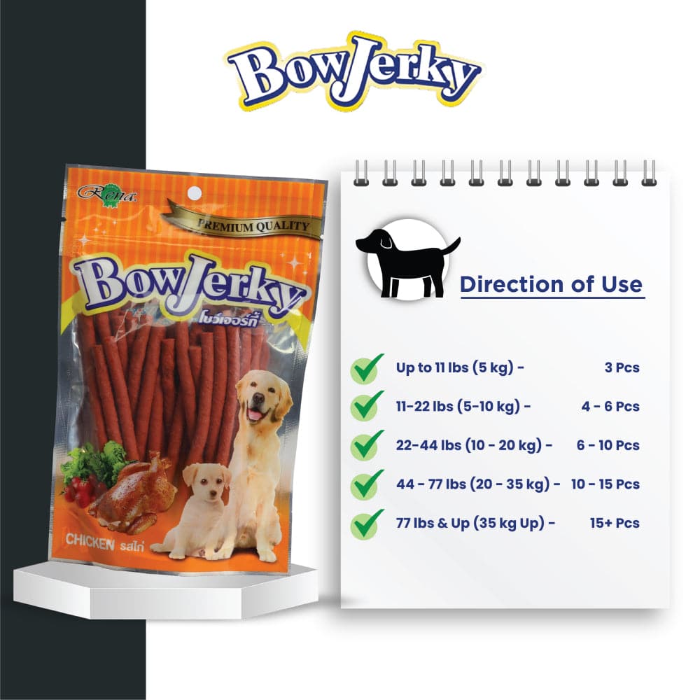 Rena BowJerky Chicken Sticks Dog Treats image 4