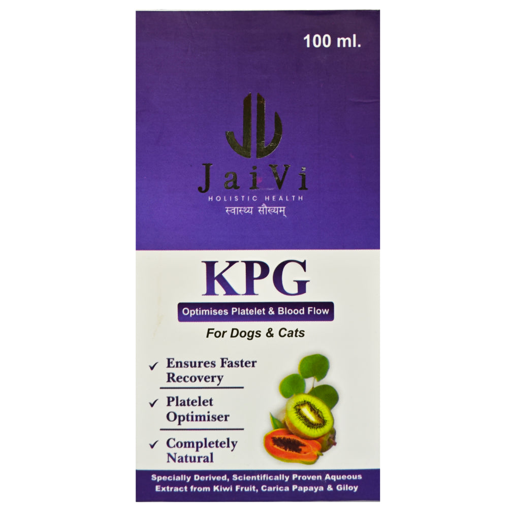 JaiVI KPG Syrup Optimizes Platelet & Blood Flow for Dogs and Cats