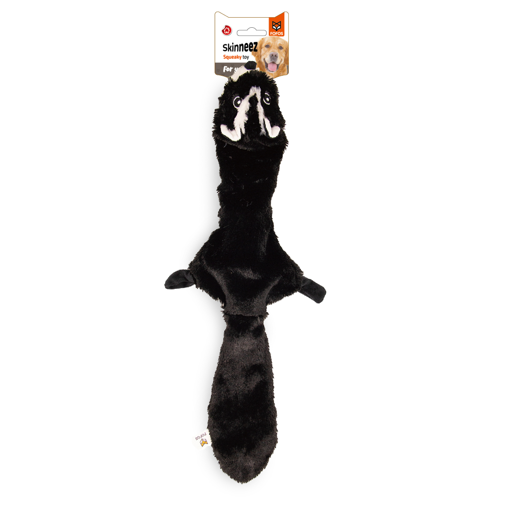 Barkbutler x Fofos Skinneez Skunk Toy for Dogs image 1