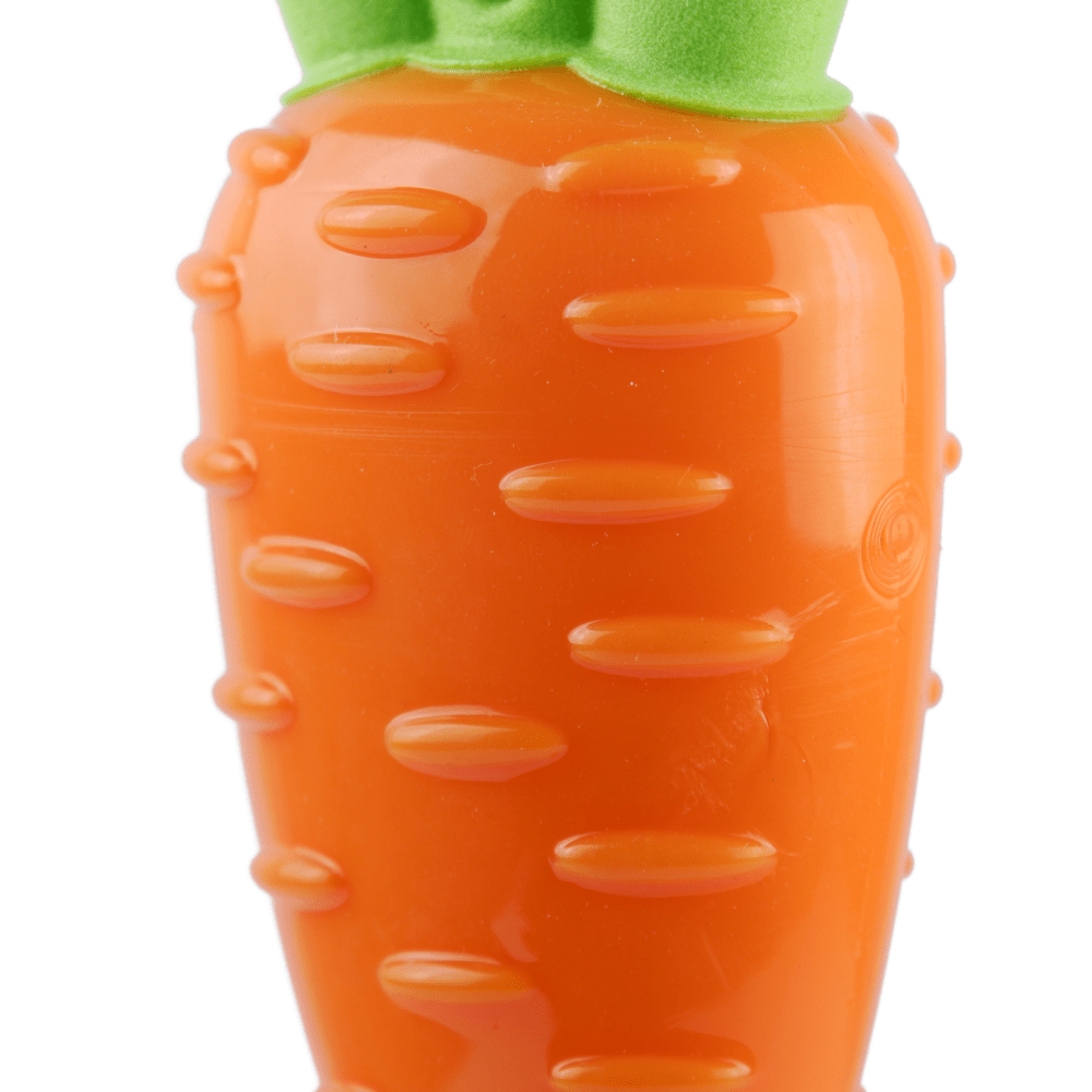 Barkbutler x Fofos Vegi Bites Carrot Squeaky Toy for Dogs | For Medium Chewers image 4