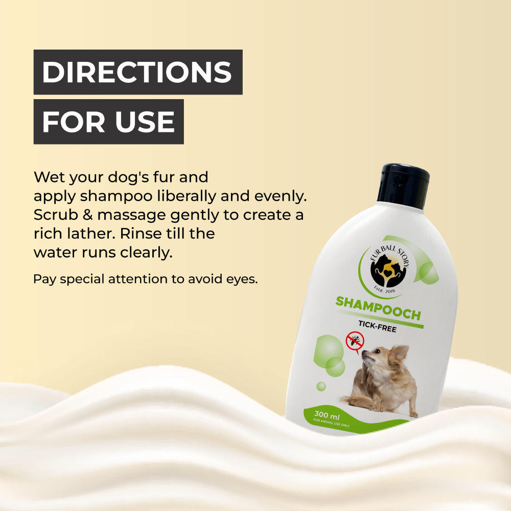 FurBall Story Shampooch Tick Repellent Shampoo for Dogs image 4