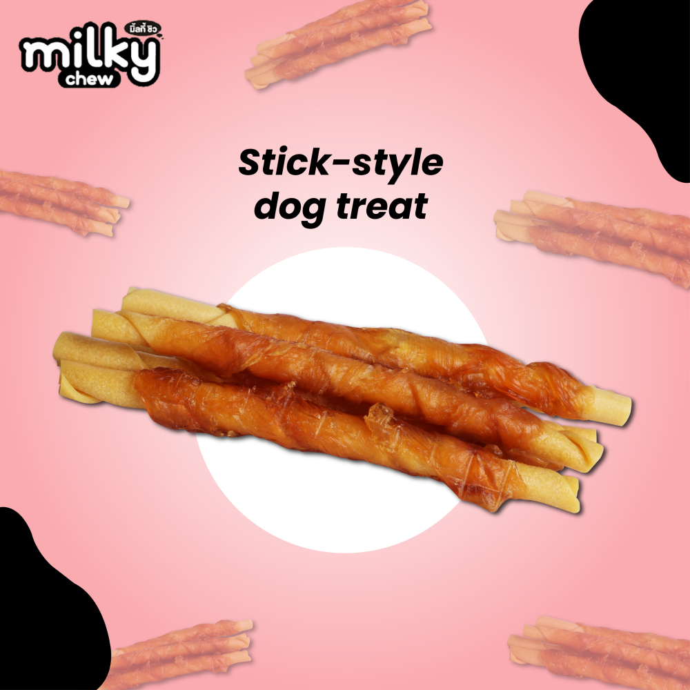 Dogaholic Milky Chew Chicken Stick Style Dog Treats image 6