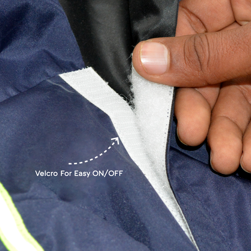 Pets Way TPU Cloud Raincoat for Dogs (Navy) image 4