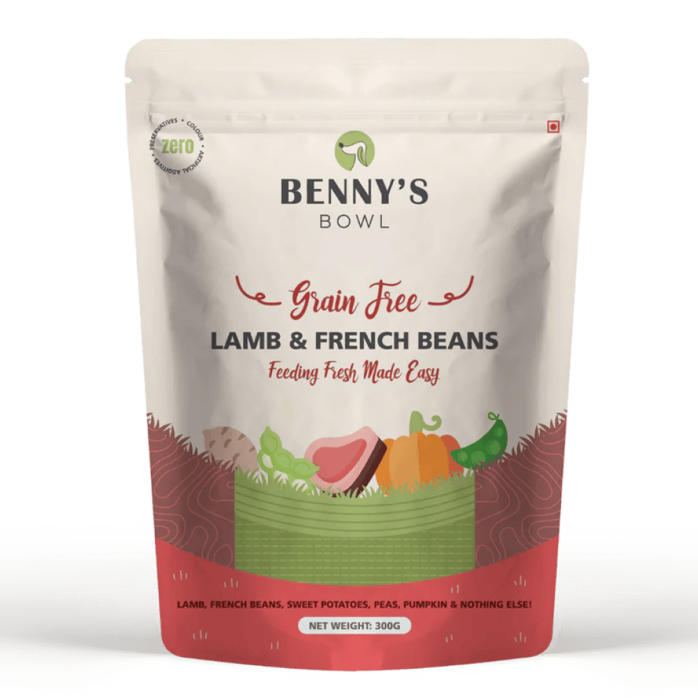 Bennys Bowl Lamb and French Beans & Chicken and Pumpkin Dog Fresh and Wet Food Combo image 2