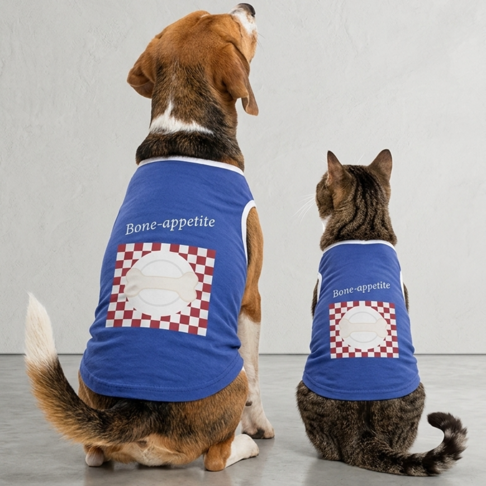 Skatrs Bone Appetite T Shirt for Dogs and Cats