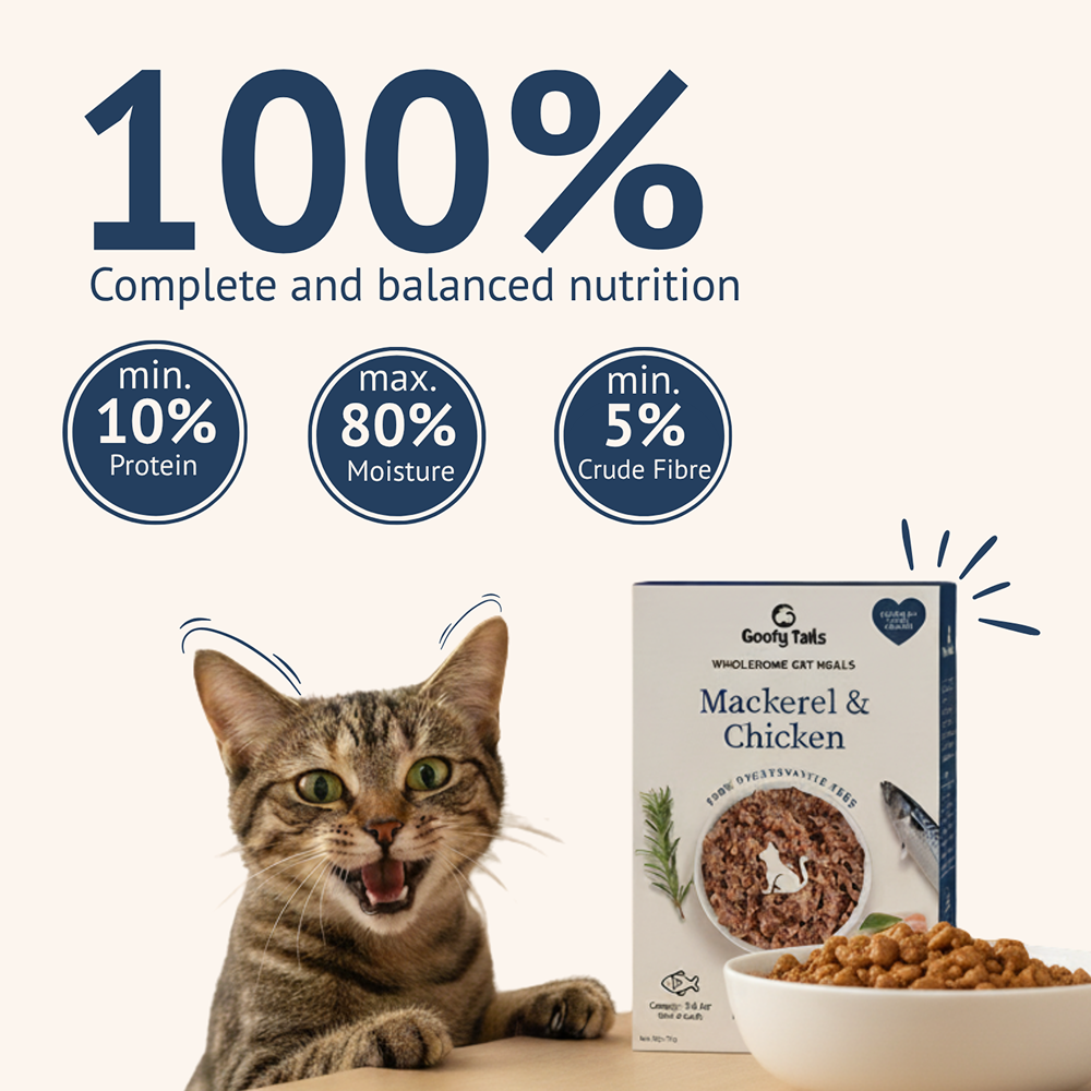 Goofy Tails Mackerel & Chicken Cat Meals image 4